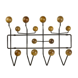 Vitra Hang It All-kledningsstativ Valnøtt/sjokolade