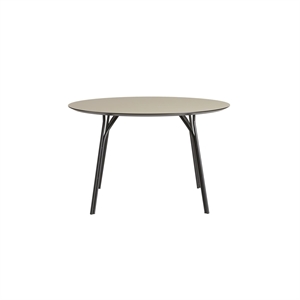 Woud Tree Rundt Bord Ø120 Sort/ Beige Laminat