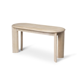 Ferm Living Bevel Benk Hvit Eik