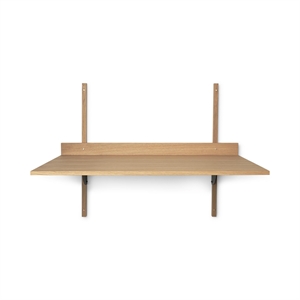 Ferm Living Sector Skrivebord Eik/ Sort Messing
