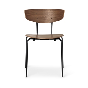Ferm Living Herman Spisestol Sort/ Valnøtt