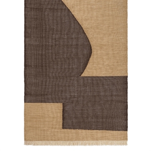 Ferm Living Forene Teppe 140x200 Tan/Sjokolade
