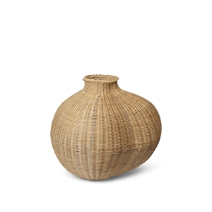 Ferm Living Bola Vase Flettet Rotting/Naturfarget