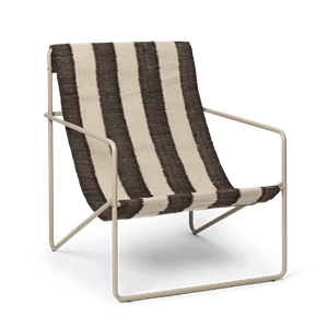 Ferm Living Desert Lenestol Kasjmir/Off-White/Sjokolade