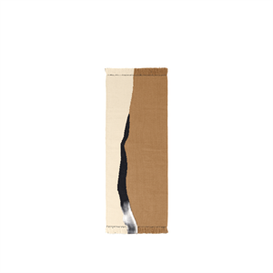 Ferm Living Soil Kelim Runner 70x180 Mørk Sand/ Off-White