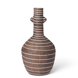 Ferm Living Brura Vase Kaffe/ Hvit