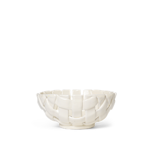 Ferm Living Fletteskål Ø24 Off-White