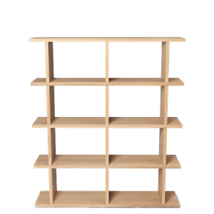 Ferm Living Kona Bokhylle 2x4 Naturfarget