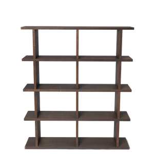 Ferm Living Kona Hylle 2x4 Mørkbeiset Eik