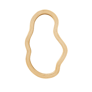 Ferm Living Pond Speil Medium Rotting/Naturfarget