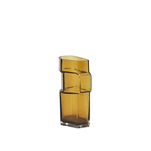 Ferm Living x Utzon Can Lis Muro Vase H23 Resirkulert Amber