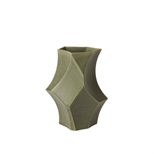 Ferm Living Cueva Vase H26 Mørk Salvie
