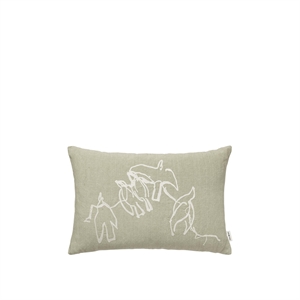 Ferm Living x Utzon Can Lis Vuelo Putetrekk 40x60 Almgrønn