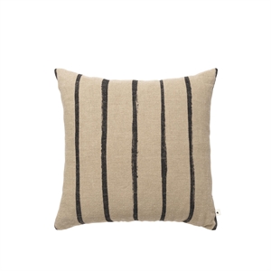 Ferm Living Oleo Putetrekk 50x50 Natur/ Sort