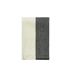 Ferm Living Pila Linteppe 120x170 Sort/Almgrønn
