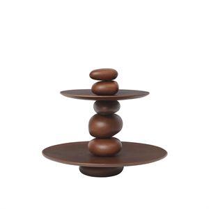 Ferm Living Pebble Kakefat Mørkebrun