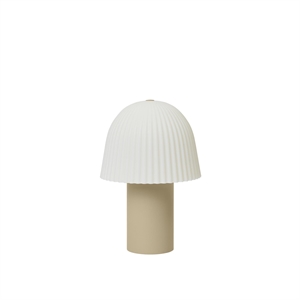 Ferm Living Frill Portable Lamp Cashmere/ Hvit