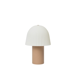 Ferm Living Frill Bærbar Lampe Rose/ Hvit