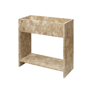 Ferm Living Steinplantekasse Med Hylle Sand