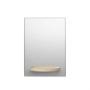 Ferm Living Symmetry Speil Travertin
