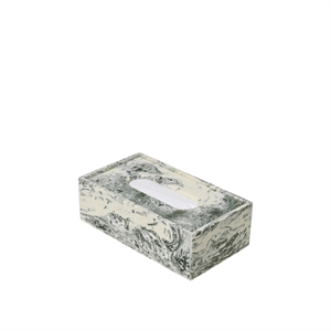 Ferm Living Mist Serviettboks Smaragd/ Off White