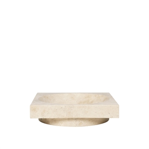 Ferm Living Hew Low Middepunkt Travertin