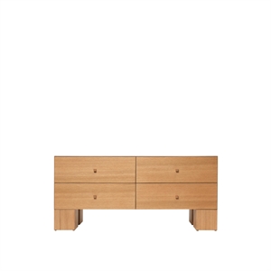 Ferm Living Kuben Kommode 2x2 Natural Oak