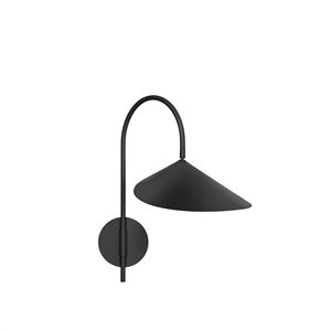 Ferm Living Arum svingbar Vegglampe med Hardwired, Sort