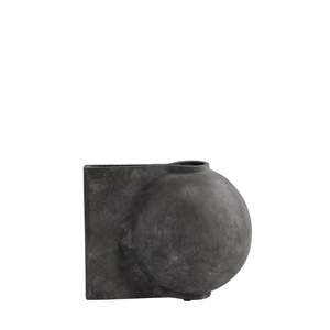 101 Copenhagen Offset Vase Mini Mørkegrå