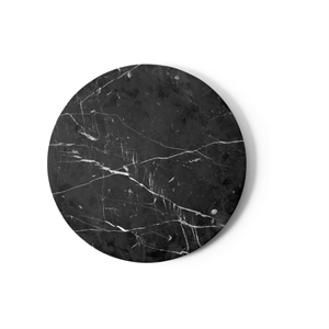 Audo Androgyne Bordplate For Sidebord Ø65 Nero Marguina