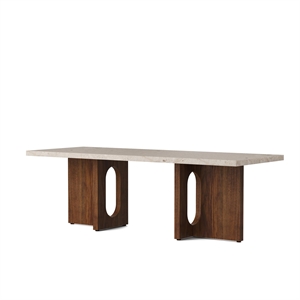Audo Androgyne Sofabord Valnøtt/ Kunis Breccia Sand