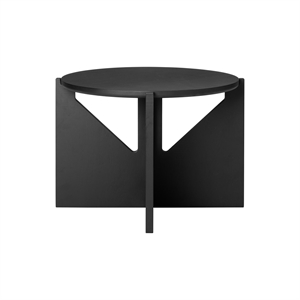 Kristina Dam Studio Enkelt Salongbord Sort Lakkert Eik