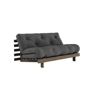 Karup Roots Sovesofa 160x200 Carob Brown/734 Mørk Grå