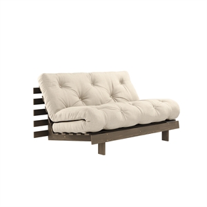 Karup Roots sovesofa 140x200 johannesbrunt/914 lin