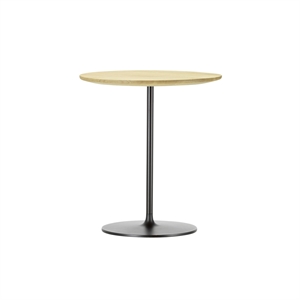 Vitra Occasional Low Table Ø55 Eik/Sjokoladefarget
