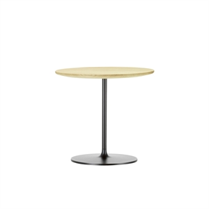 Vitra Occasional Low Table Ø45 Eik/Sjokoladefarget