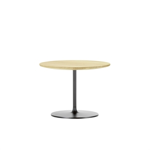Vitra Occasional Low Table Ø35 Eik/Sjokoladefarget