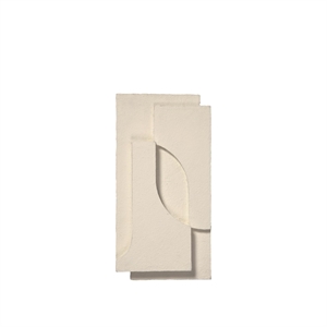 Kristina Dam Studio Serif Relief Veggteppe Liten Off White