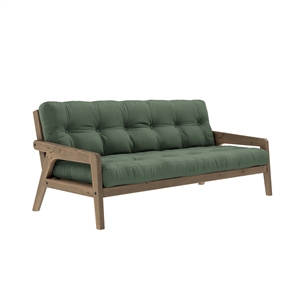 Karup Grab Sovesofa Carob Brun/756 Olivengrønn