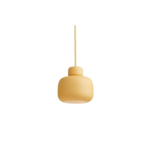 Woud Taklampe Liten Sennep Gul