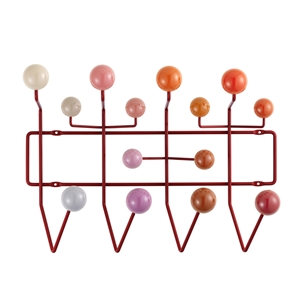 Vitra Hang It All-kledningsstativ Rød Flerfarget/ Rød