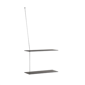 Woud Stedge Hylle Sort 60 cm