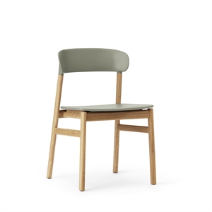 Normann Copenhagen Herit Spisestuestol Eik/støvet Grønn