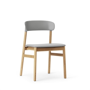 Normann Copenhagen Herit Spisestol Skinntrukket Eik/ Grå