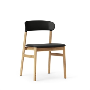 Normann Copenhagen Herit Spisestol Skinntrukket Eik/ Sort