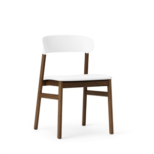 Normann Copenhagen Herit Spisestol Skinntrukket Røkt Eik/ Hvit