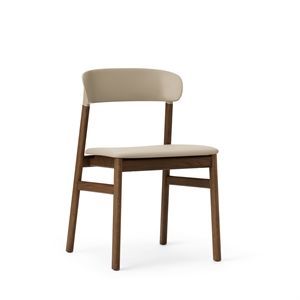 Normann Copenhagen Herit Spisestol Skinntrukket Røkt Eik/ Sand