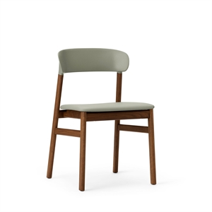 Normann Copenhagen Herit Spisestol Skinntrukket Røkt Eik/støvet Grønn