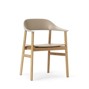 Normann Copenhagen Herit Spisestuestol med Armlener Eik/ Sand