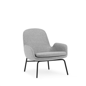 Normann Copenhagen Era Lenestol Lav Sort stål/Synergy LDS16